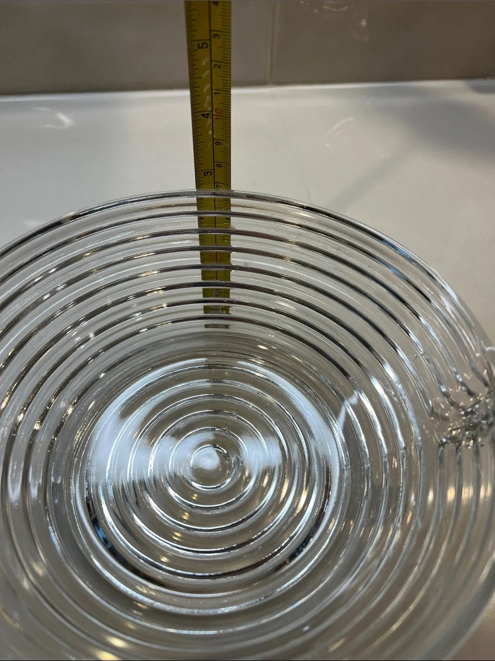 Vintage Anchor Hocking Clear Modern Bowl